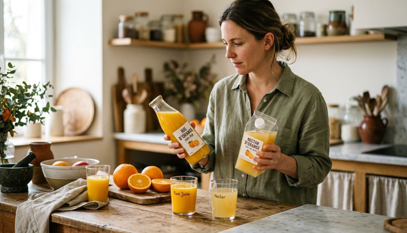 Comment distinguer un jus d'un nectar : guide pratique