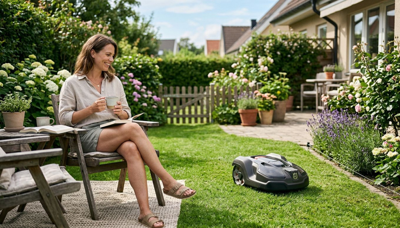 Comment un robot tondeuse simplifie l'entretien des petites surfaces ?