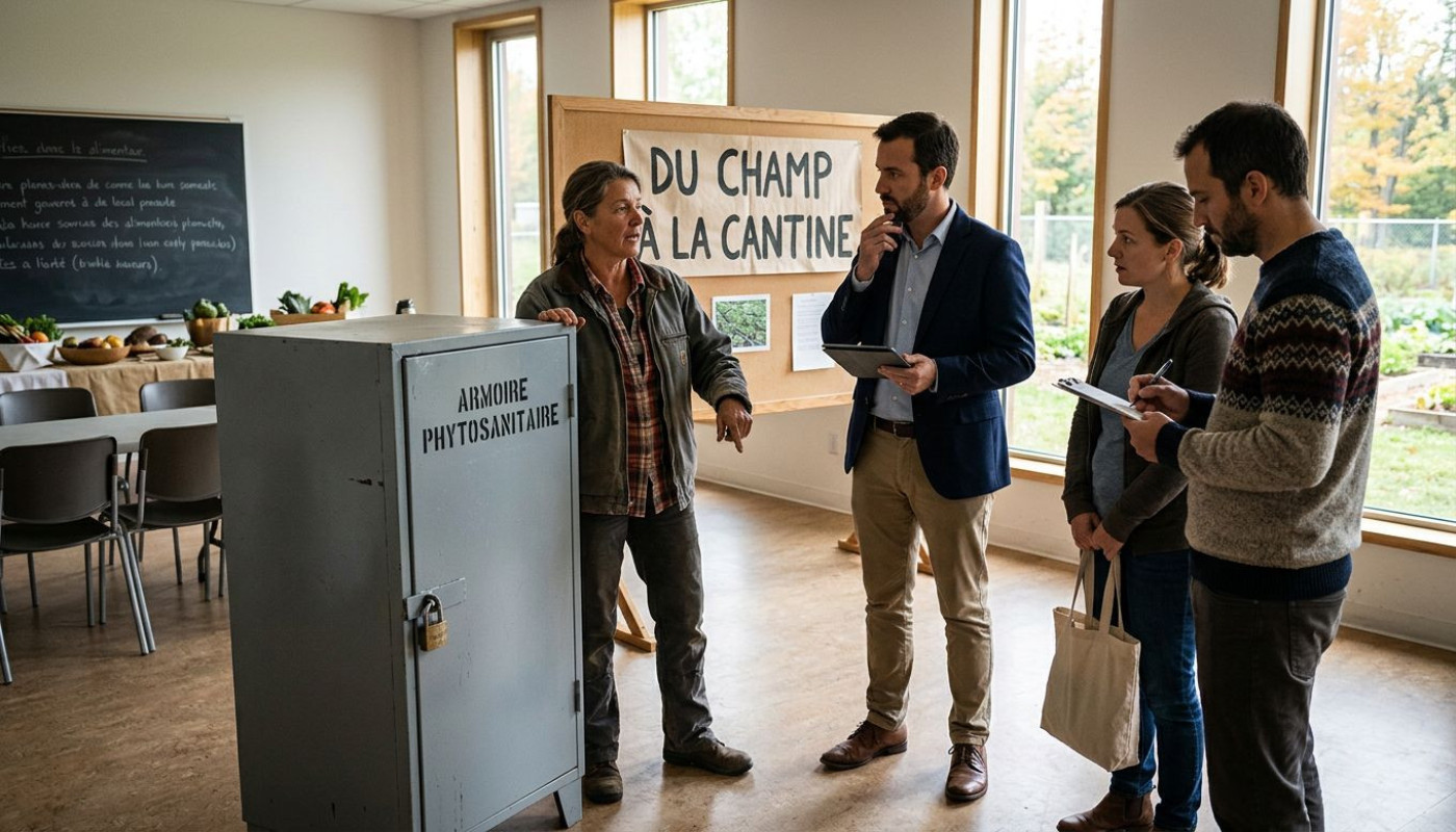 Du champ à la cantine, l’armoire phytosanitaire au centre des débats sur la sécurité alimentaire